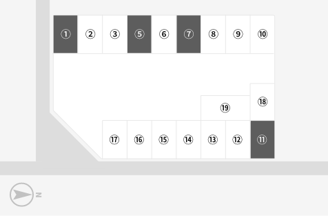 隆兵そばのガレージの説明画像